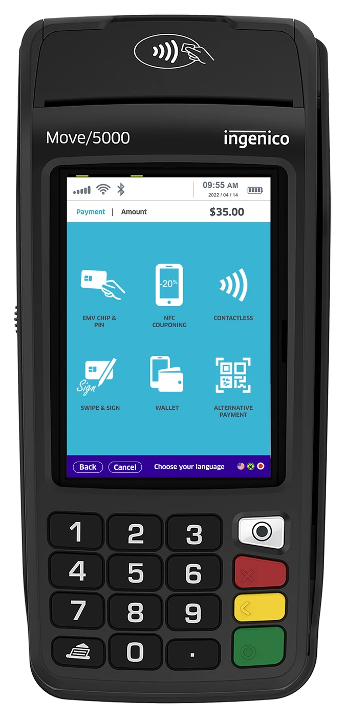 Terminal de paiement portable Ingenico Move/5000