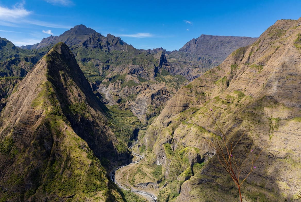 Le cirque de Mafate depuis le Cap Noir, La Possession (974)